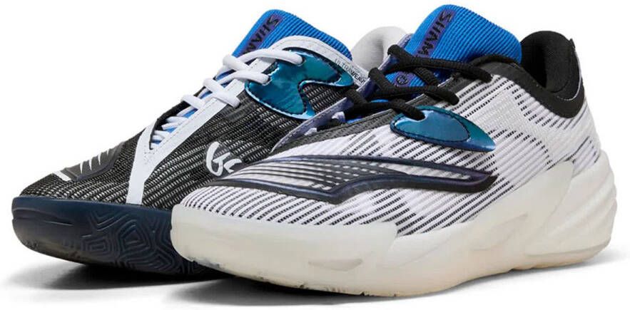 PUMA All-pro Nitro™ 2 Shammgod Basketbalschoenen Wit Zwart 1 2 Man