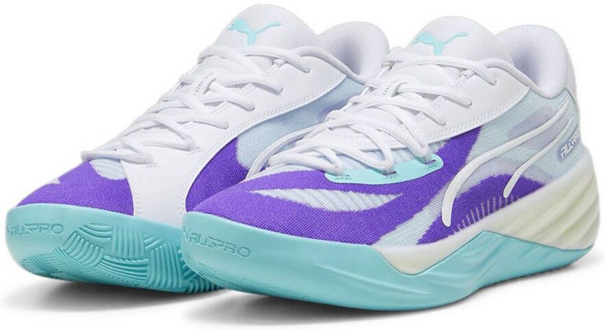 PUMA All Pro Nitro Basketbalschoenen Blauw Man