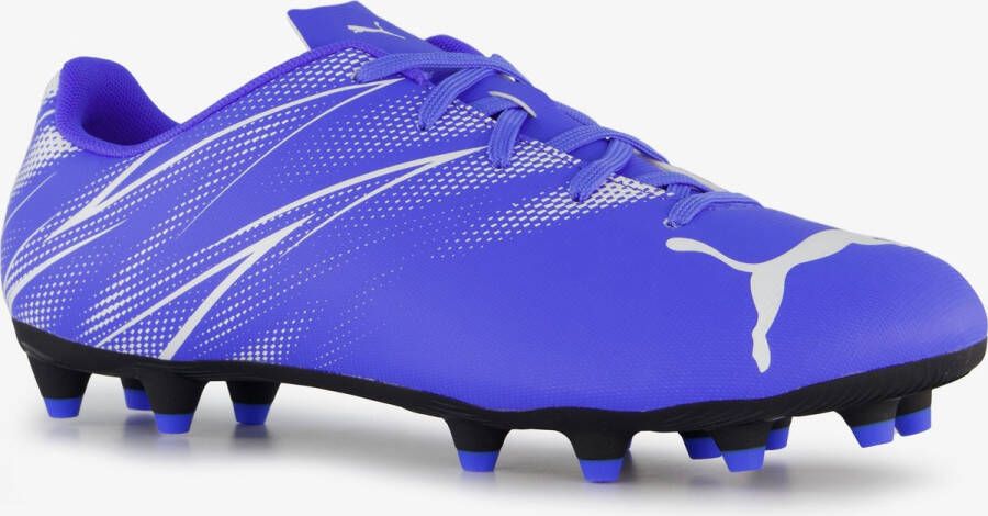 Puma Attacanto junior voetbalschoenen kobaltblauw wit Imitatieleer 32 - Foto 3