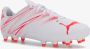 Puma Attacanto FG kinder voetbalschoenen wit rood - Thumbnail 1