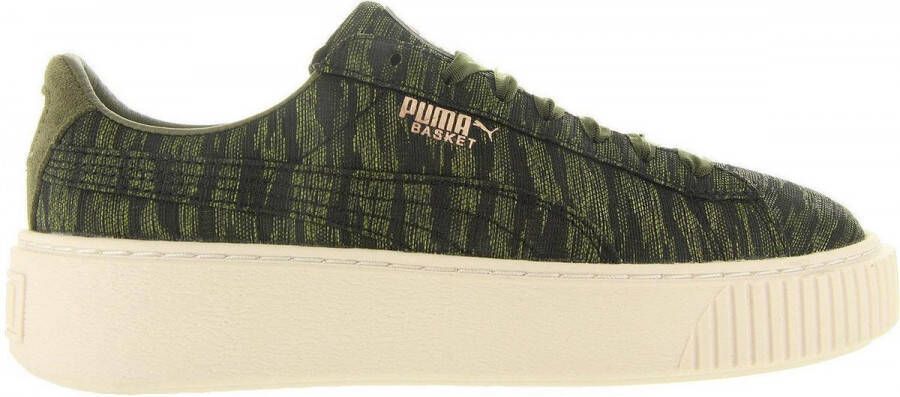 PUMA Basket Platform 364092 Groen Dames