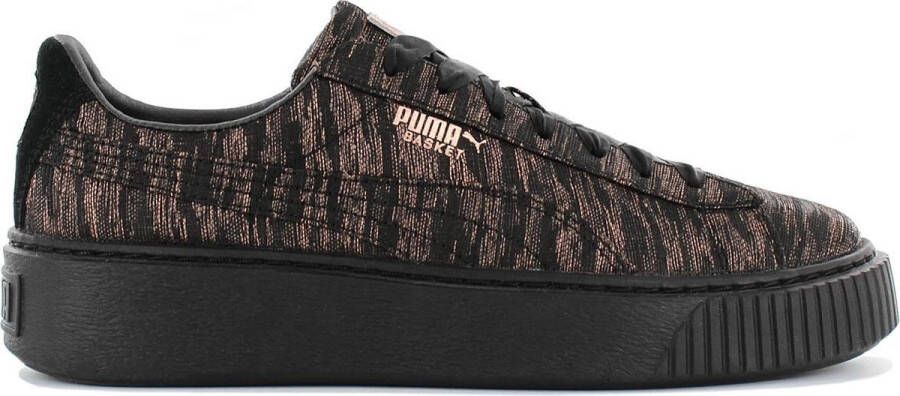 PUMA Basket Platform VR 364092-02 Dames Sneakers Sportschoenen Schoenen Zwart - Foto 2