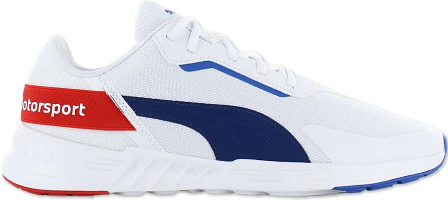 PUMA BMW M Motorsport Tiburion Logo Heren Rennsport Sneakers Schoenen Wit 307502