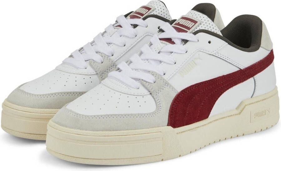 Puma Ca Pro Ivy League Fashion sneakers Schoenen white intense red whisper white maat: 41 beschikbare maaten:41