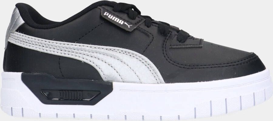 Puma Cali Dream Shiny Pack Black Silver kleuter sneakers