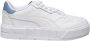 PUMA Cali Lth dames sneakers schoenen wit lichtblauw zomer - Thumbnail 2