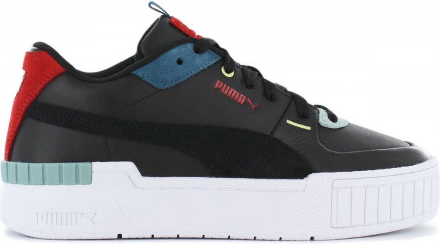 PUMA Cali Sport Wabi Sabi sportschoenen voor Dames Wit Zwart 5 Schoenen