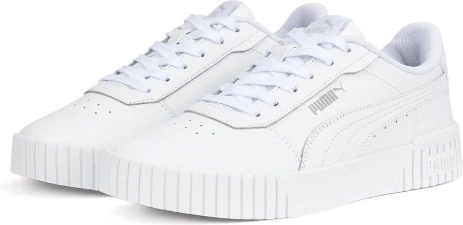 PUMA Damen Schuhe Low Carina 2.0 385849 White- Silver