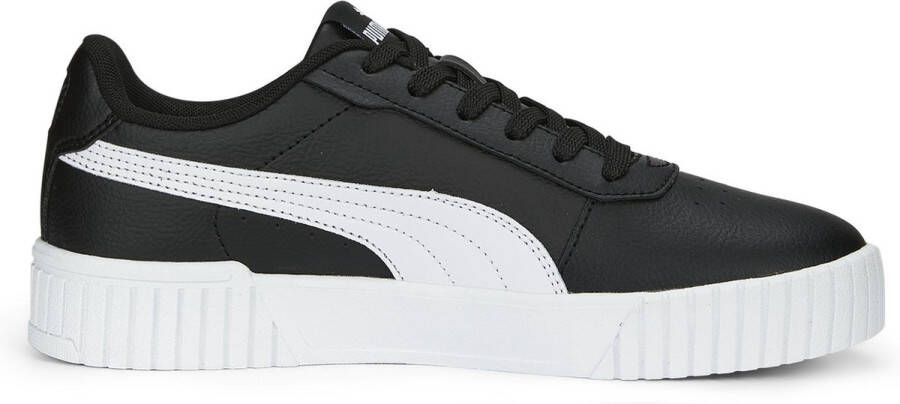 PUMA Carina 2 0 Dames Sneakers Zwart Wit Zilver