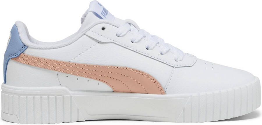 PUMA Carina 2 0 Jr Meisjes Sneakers Wit Roze Blauw