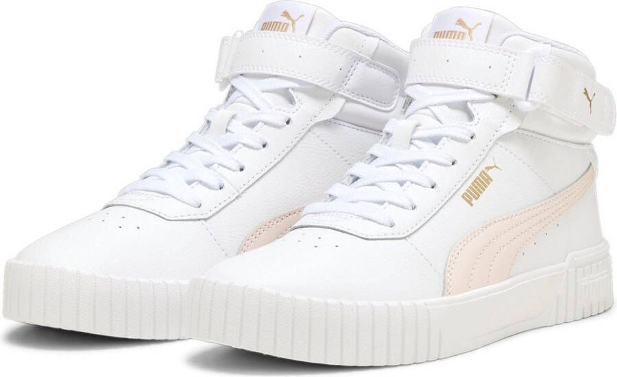 PUMA Carina 2 0 Mid Dames Sneakers Wit Roze Goud