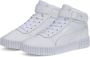 PUMA Carina 2.0 Mid hoge dames sneakers Wit Uitneembare zool - Thumbnail 3