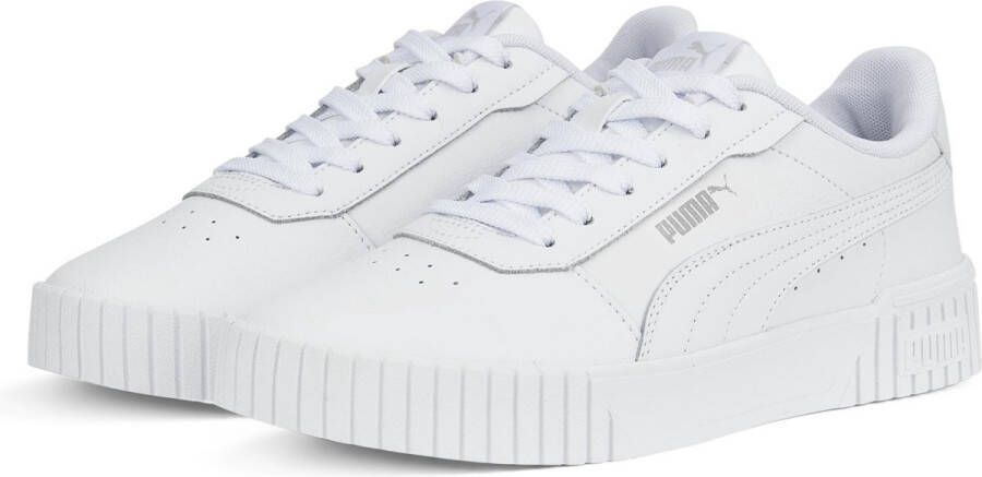 Puma Sneakers van leer met labeldetail model 'Carina' - Foto 2
