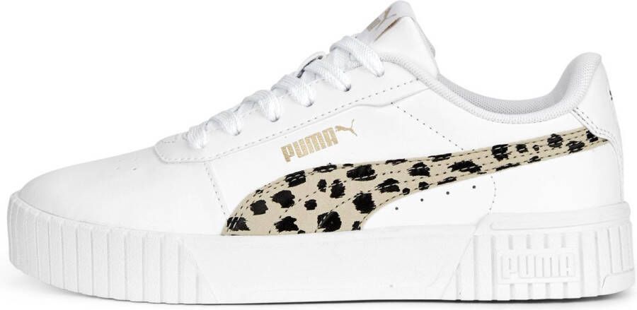 PUMA Carina 2.0 Animal Jr Sneakers White Granola Black Gold - Foto 2
