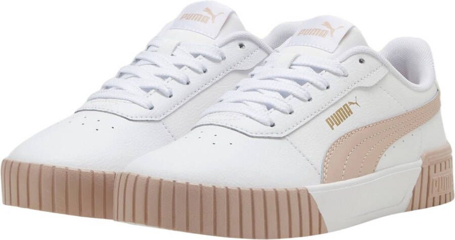 PUMA Carina 2.0 Dames Sneakers White-Rose Quartz- Gold