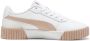 PUMA Carina 2.0 Dames Sneakers White-Rose Quartz- Gold - Thumbnail 1