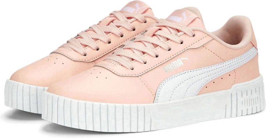 Puma Carina 2.0 sneakers roze wit Meisjes Imitatieleer 39