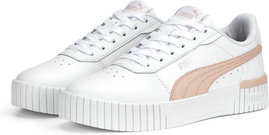 PUMA Carina 2.0 Junior Hardloopschoenen White Rose Dust Kinderen