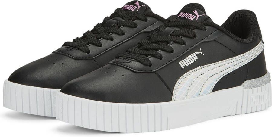 Puma Carina 2.0 Mermaid sneakers zwart lila zilver Imitatieleer 38