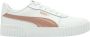 Puma Carina 2.0 sneakers wit roze Meisjes Imitatieleer Effen 35.5 - Thumbnail 5