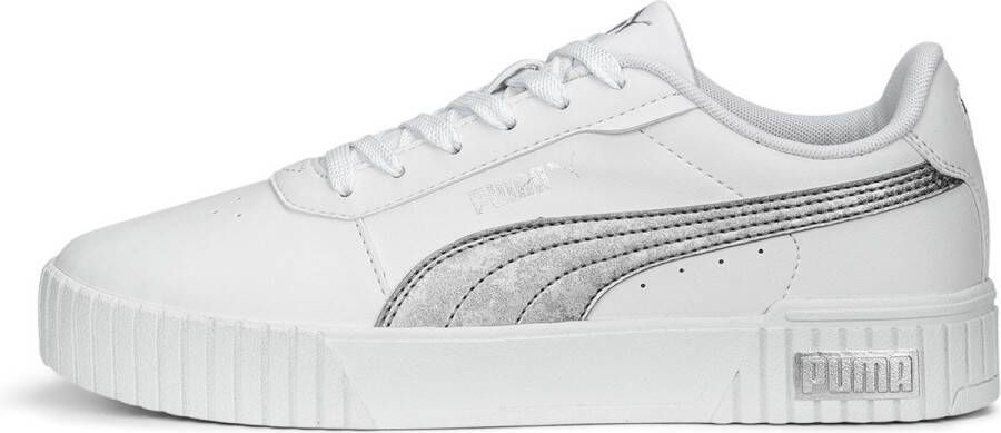 PUMA Carina 2.0 Space Met Dames Sneakers White MatteSilver Silver - Foto 2