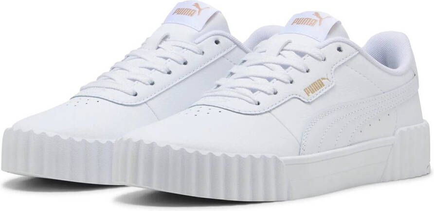 PUMA Carina 3.0 dames sneaker leren schoenen 400365 01 wit