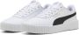 PUMA Carina 3.0 Dames Sneakers White- Black- Gold - Thumbnail 1