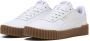 PUMA Carina 3.0 Dames Sneakers White- Gold-Gum - Thumbnail 2