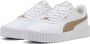 PUMA Carina 3.0 DayINight Dames Sneakers White- Gold - Thumbnail 1