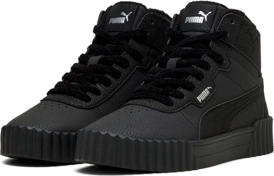 PUMA Carina 3.0 Mid WTR Dames Sneakers Black- Silver