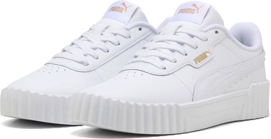PUMA Carina 3.0 Jr. sneaker leren schoenen 401476 01 wit