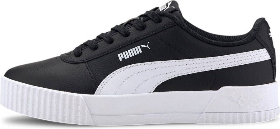 PUMA Carina L Dames Sneakers Black- White- White