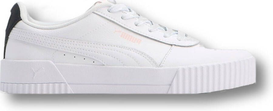 PUMA Carina L Wit Roze Dames Sneakers
