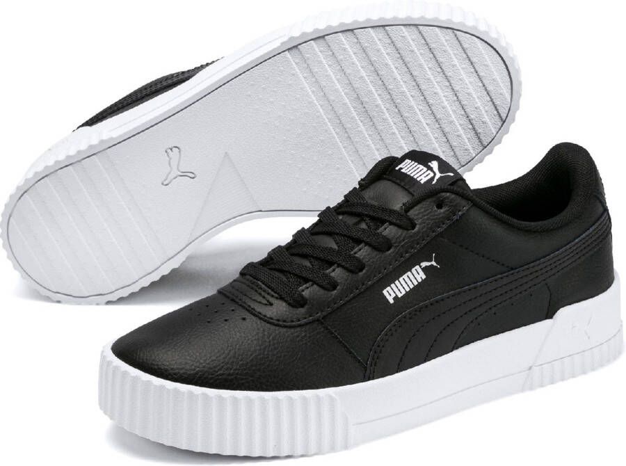 PUMA Carina L Sneakers Dames Black- White- Silver