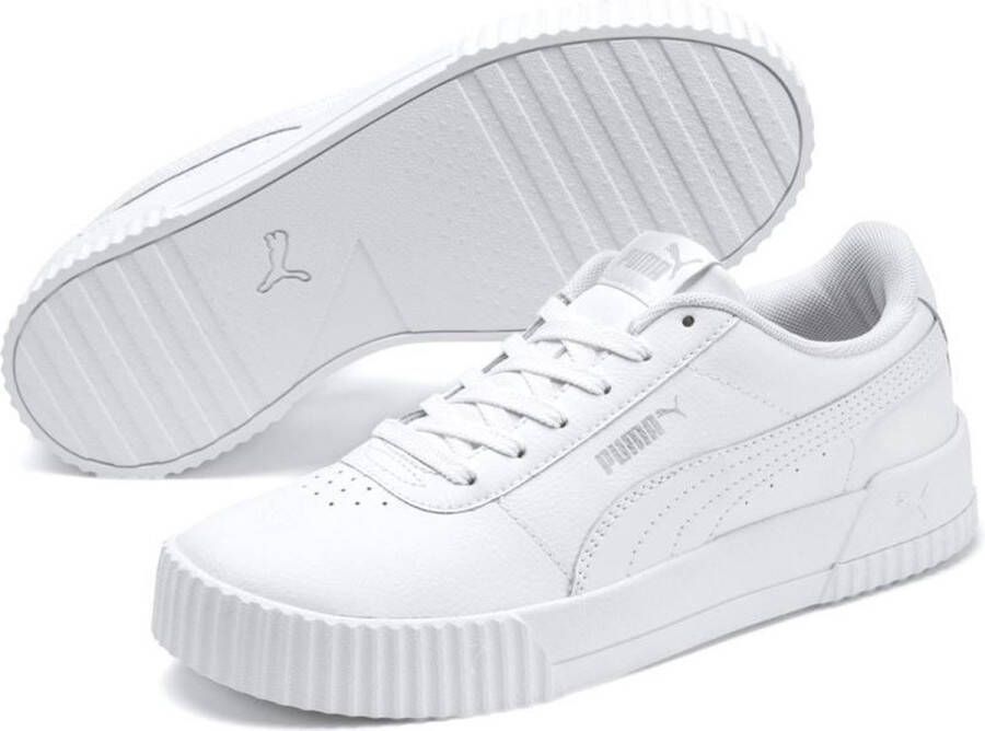 PUMA Carina L Sneakers Dames White- Silver