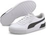 PUMA Carina L Dames Sneakers White Black Silver - Thumbnail 1