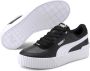 PUMA Carina Lift Dames Sneakers Black- White - Thumbnail 5