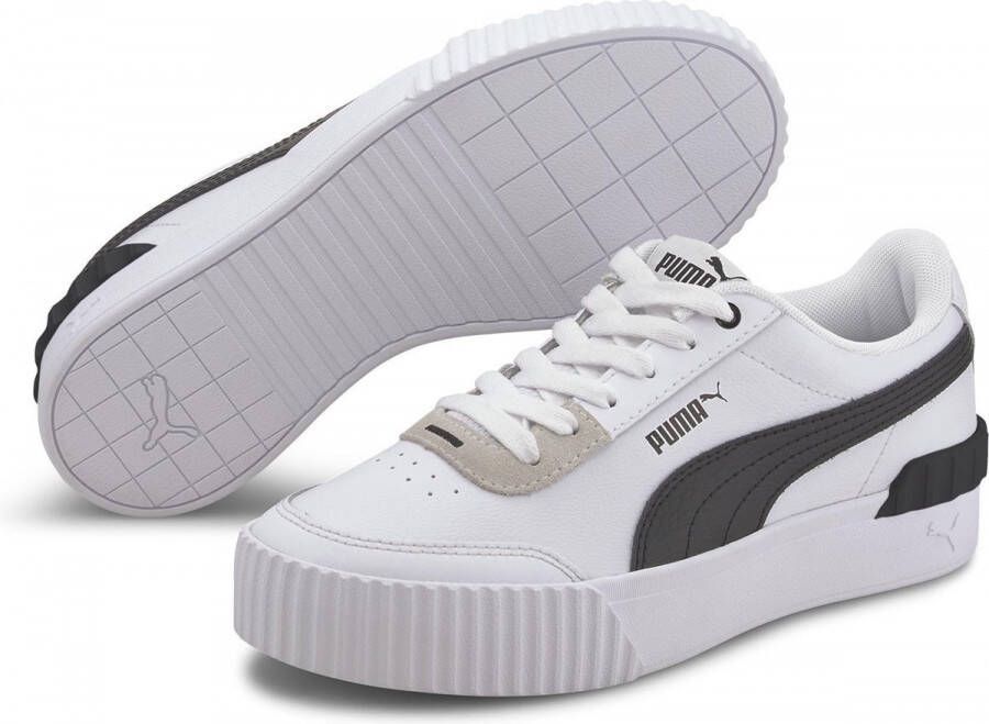 PUMA Carina Lift Dames Sneakers White Black Black