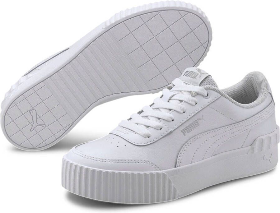 PUMA Carina Lift Tw Lage sneakers Leren Sneaker Dames Wit - Schoenen.nl