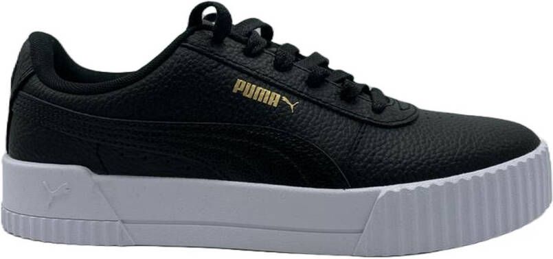 PUMA Carina Lux L Sneakers Vrouwen Zwart Wit Goud