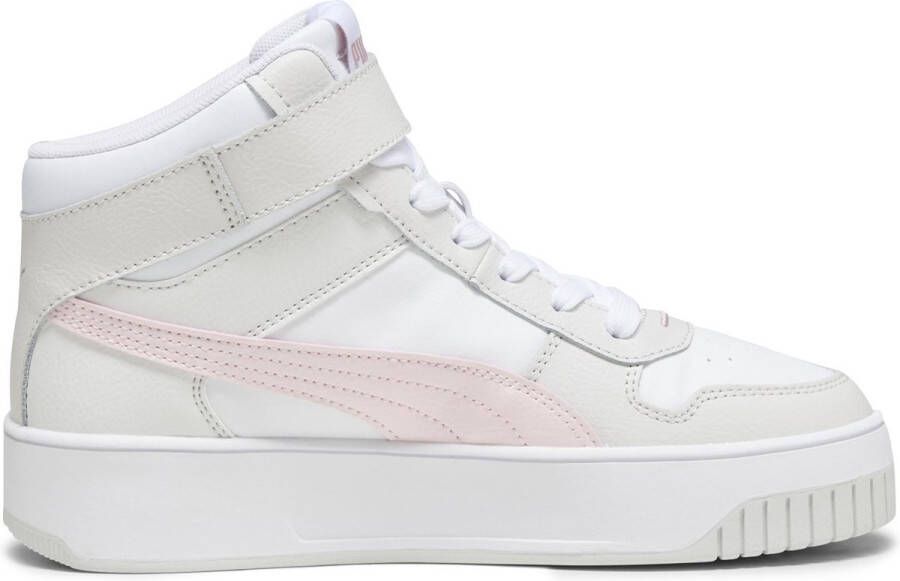 PUMA Carina Street Mid Dames Sneakers White-Frosty Pink-Feather Gray - Foto 3