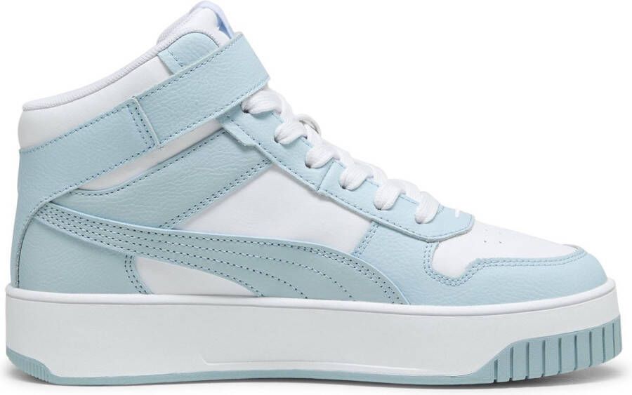 PUMA Carina Street Mid Dames Sneakers White-Turquoise Surf - Foto 2