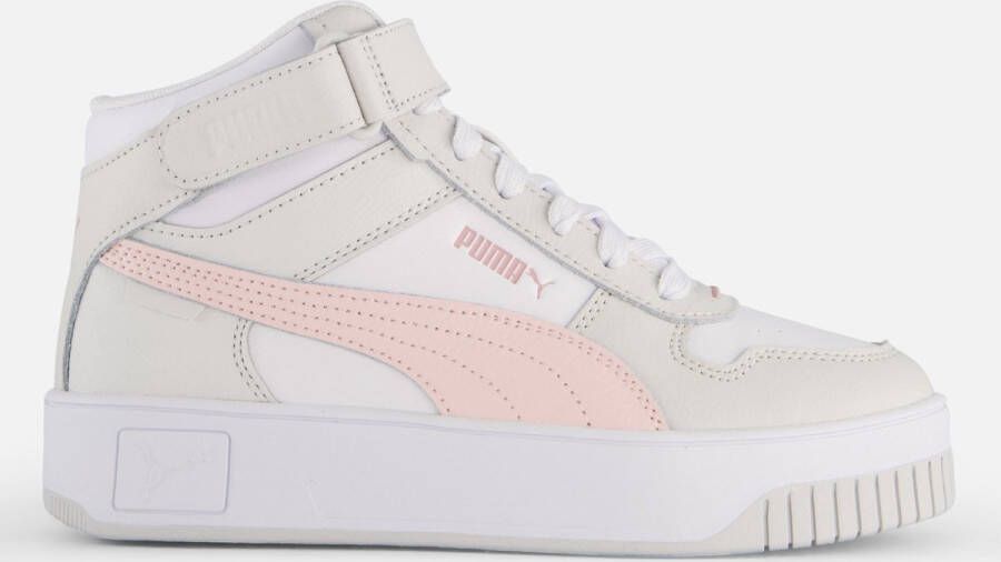 PUMA Carina Street Mid Dames Sneakers White-Frosty Pink-Feather Gray - Foto 2