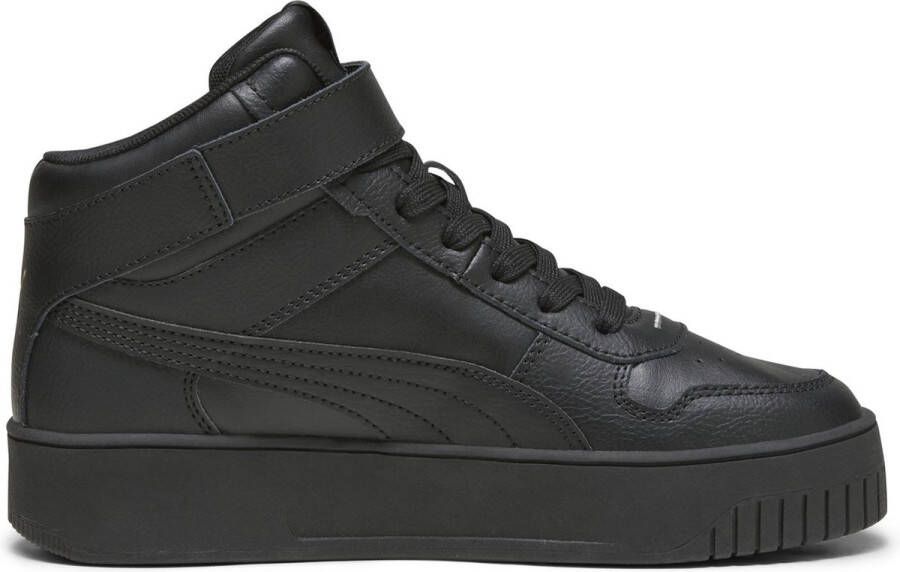 PUMA Carina Street Mid Dames Sneakers Zwart