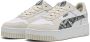 PUMA Carina Street Snake Chic Dames Sneakers White- Black-Alpine Snow - Thumbnail 2