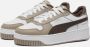 PUMA Carina Street Sneakers Dames Leren Sneaker Beige - Thumbnail 1
