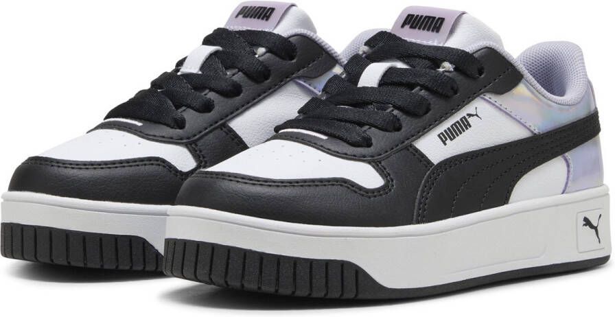 PUMA Carina Street Space belle PS Meisjes Sneakers White- Black-Lilac Crush