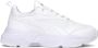 PUMA Cassia Dames Sneakers White- White-Goud - Thumbnail 1
