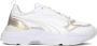 PUMA Cassia Metallic Shine Dames Sneakers White- Gold- Silver-Vapor Gray - Thumbnail 2