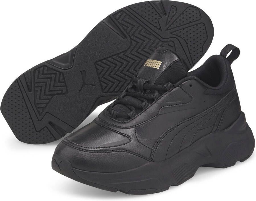 Puma Zwarte Veterschoenen voor Vrouwen Black Dames